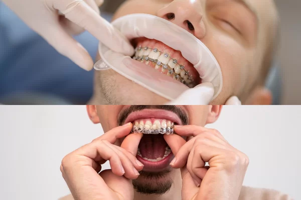 تثبيت الاسنان بعد التقويم